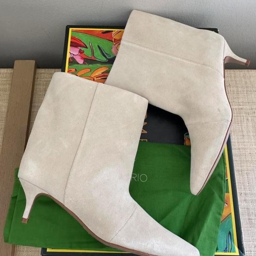Farm rio cream ankle boots